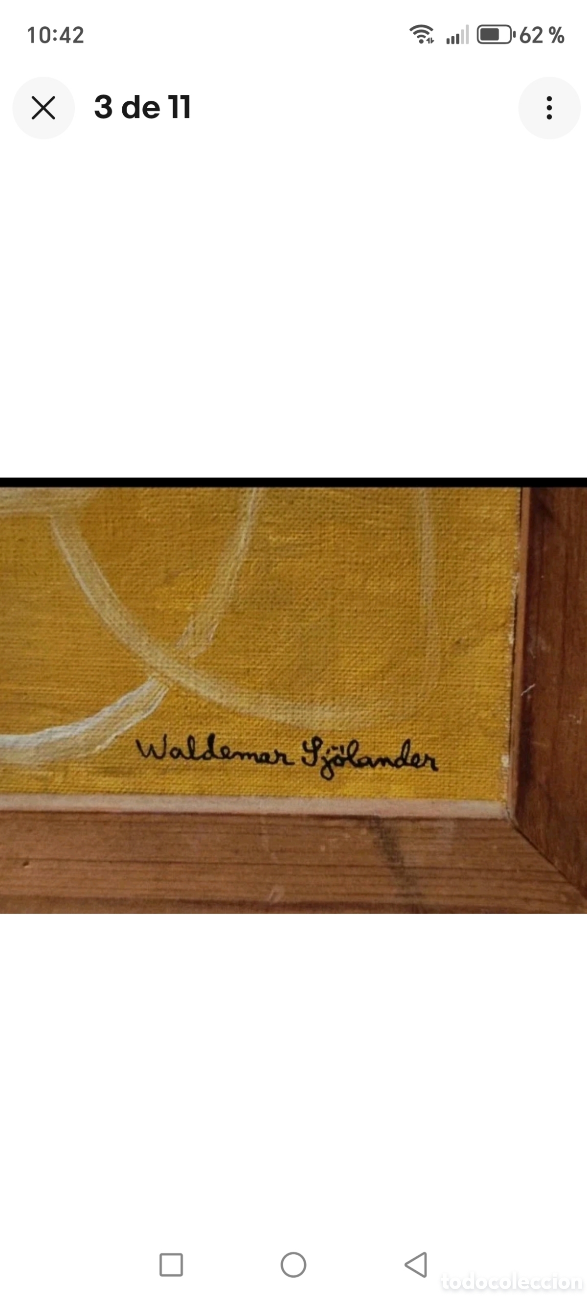 Arte: Waldemar Sj&ouml;lander Painting. - Foto 9