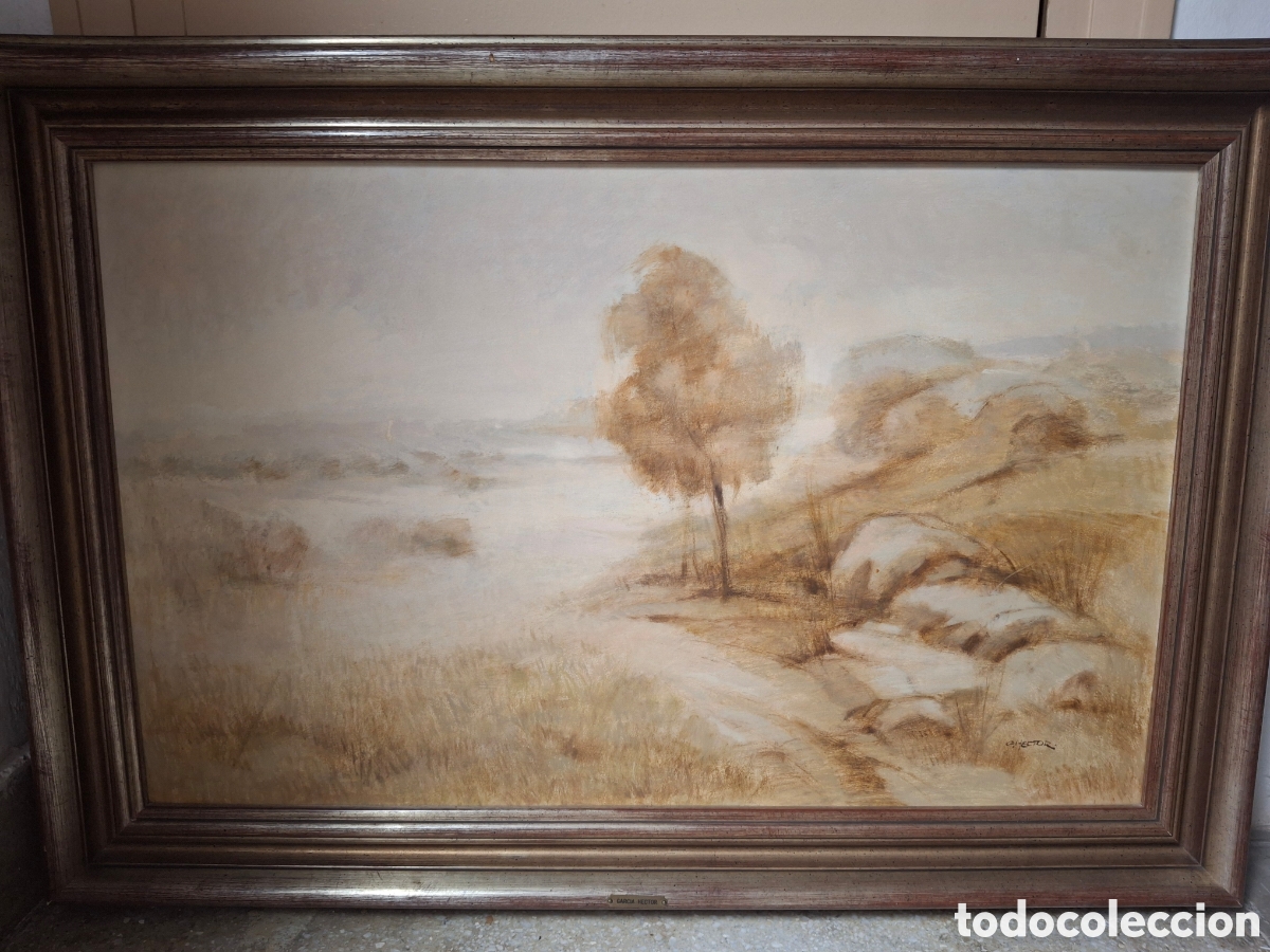 Arte: Cuadro al oleo Juan Manuel Garcia Hector80X50