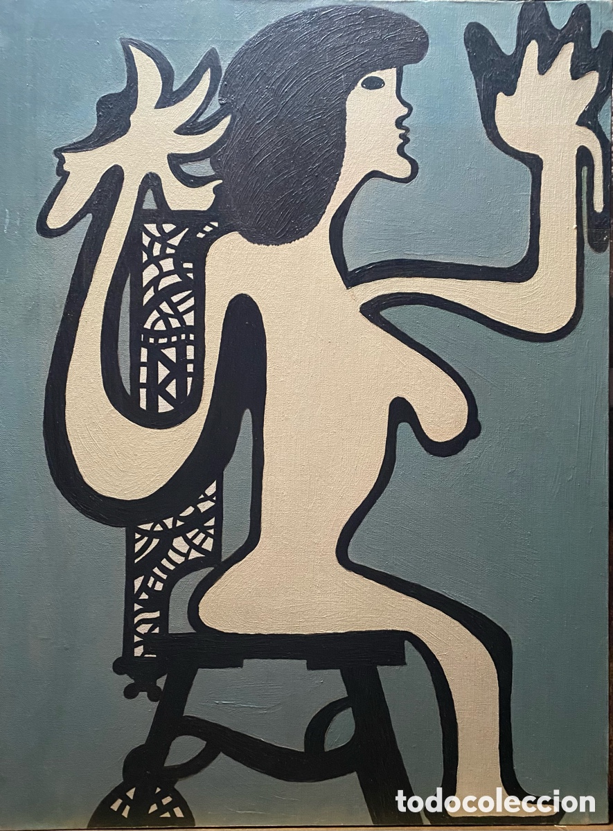 Arte: Oleo s/lienzo Alfonso Salamanca