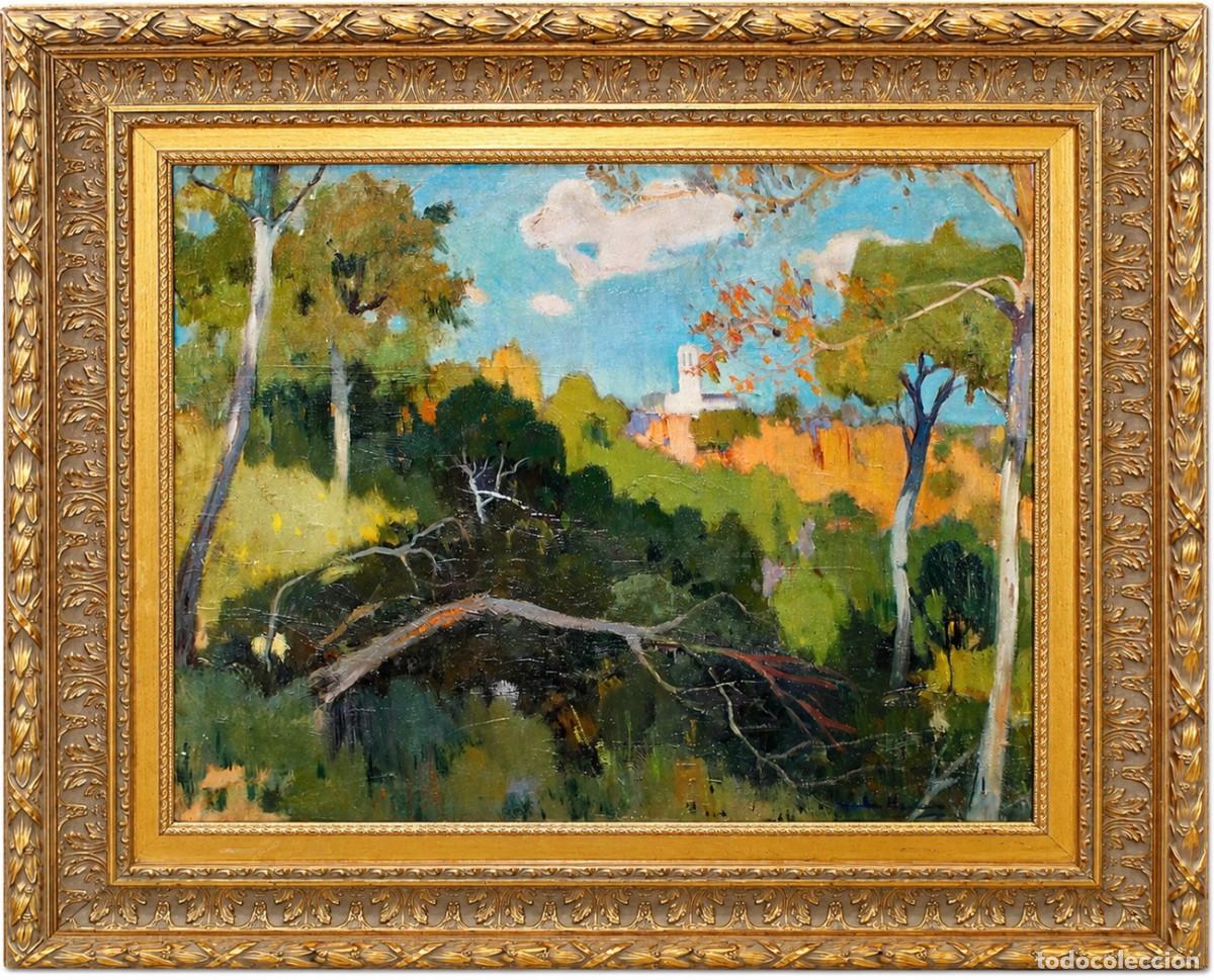 Art: ANTONI SALA HERRERO (1927-2012) OLEO SOBRE TELA. PAISAJE IMPRESIONISTA