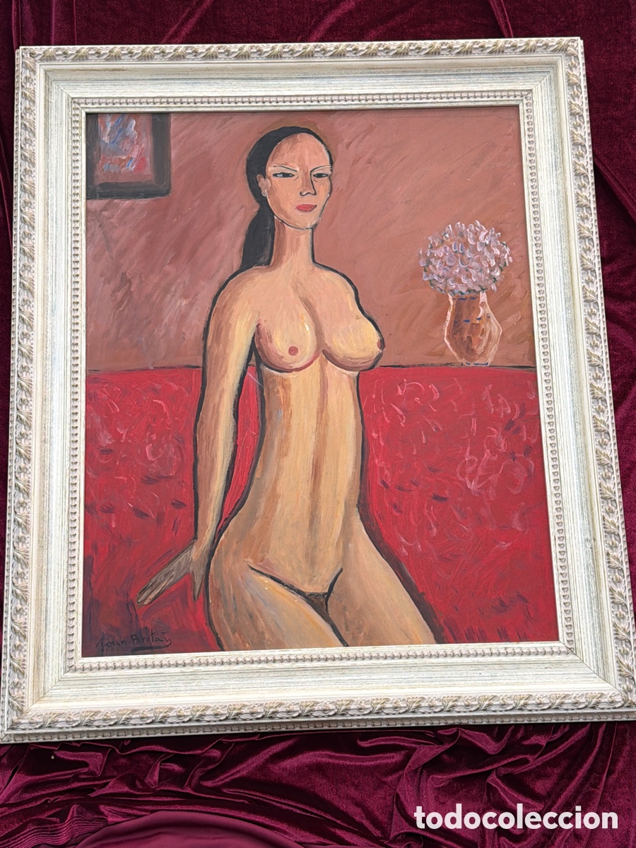 Arte: JOAN BROTAT. &ldquo;Desnudo&rdquo; &Oacute;leo sobre tablex