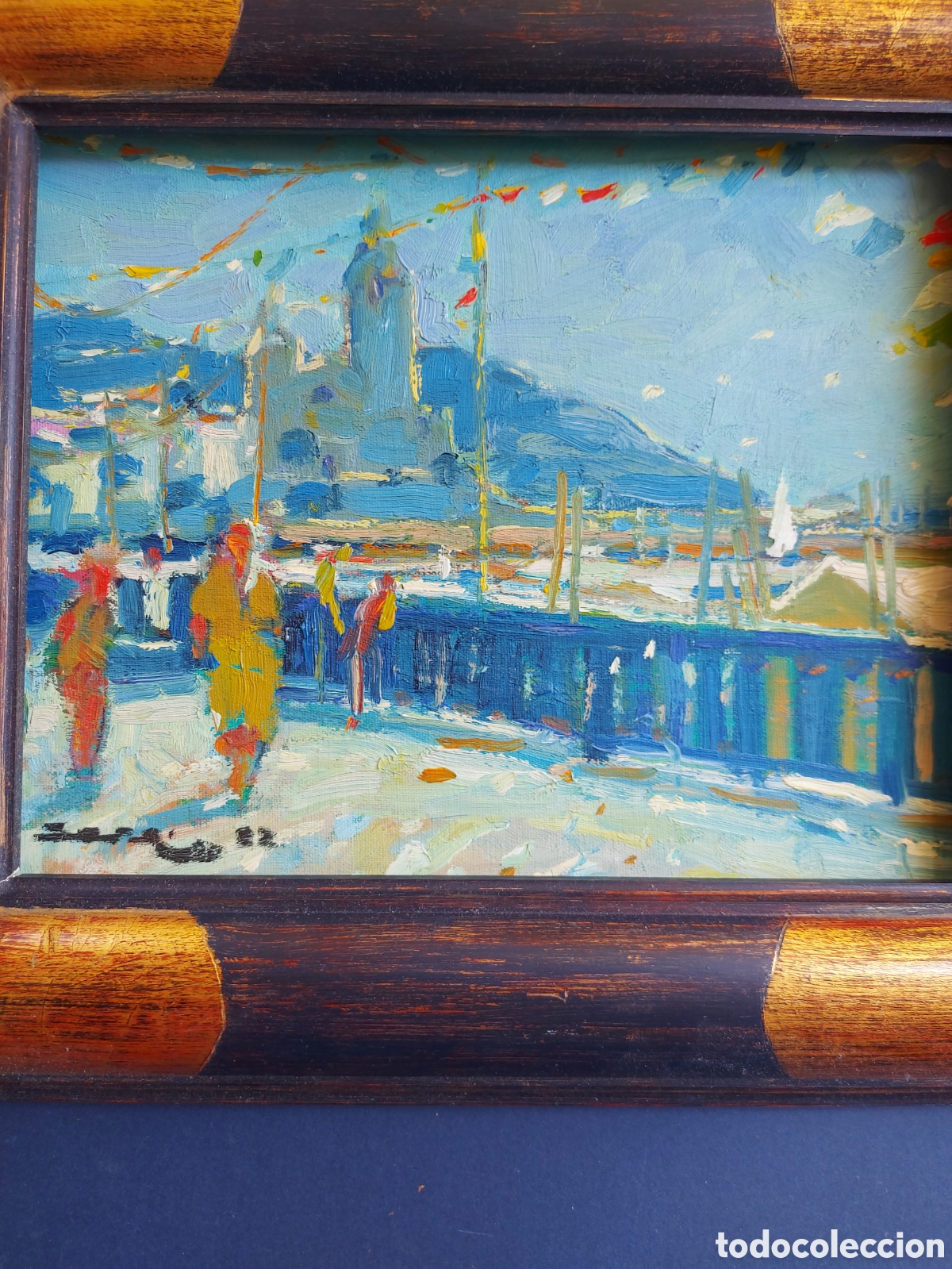 Arte: PASEO MARITIMO DE SITGES OLEO
