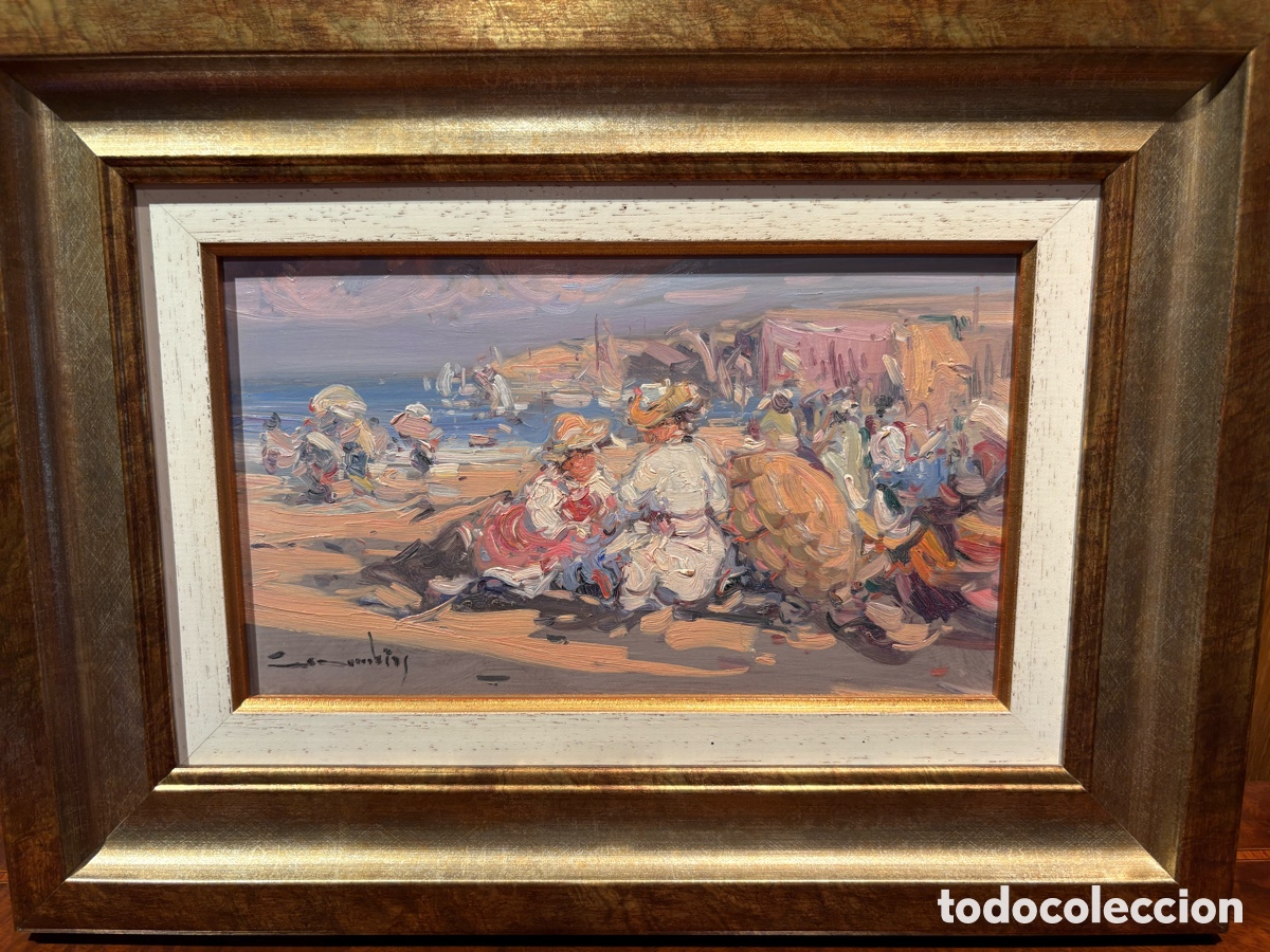 Arte: Gabriel Casarrubios &ndash; Lote de 3 &oacute;leos originales sobre tabla &ndash; Firmados y enmarcados