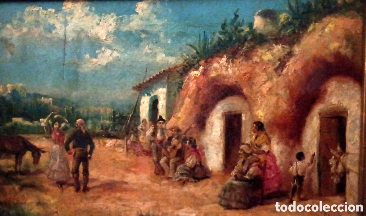 Arte: Escena de Campo Ilegible S.XIX