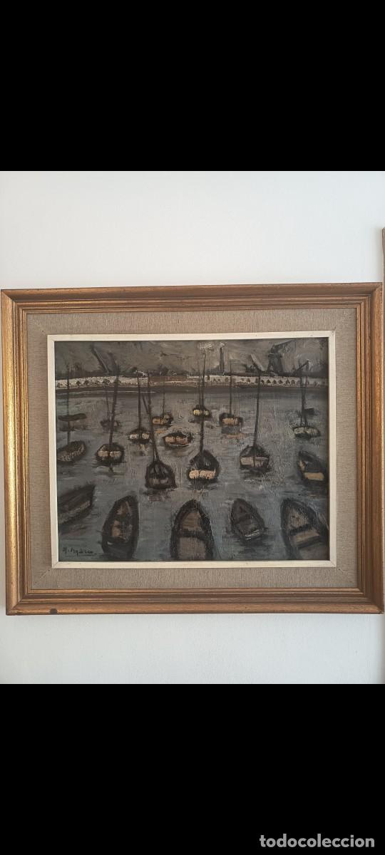 Arte: Barcas puerto de Castell&oacute;n Antonio Marco