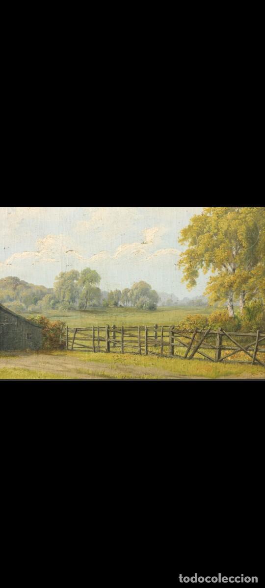 Arte: Paisaje alem&aacute;n Gustav Schmidt Hannover
