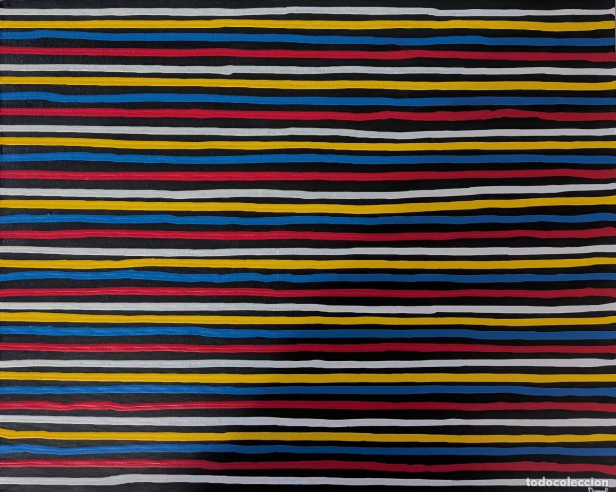 Arte: Duval, &rdquo;Rayas n&ordm;14&rdquo;. Serie Rayas. - Foto 1
