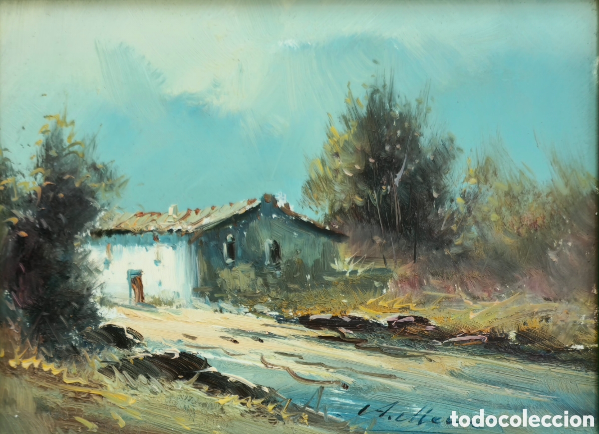 Arte: A. Mena. Oleo sobre lienzo - Foto 3