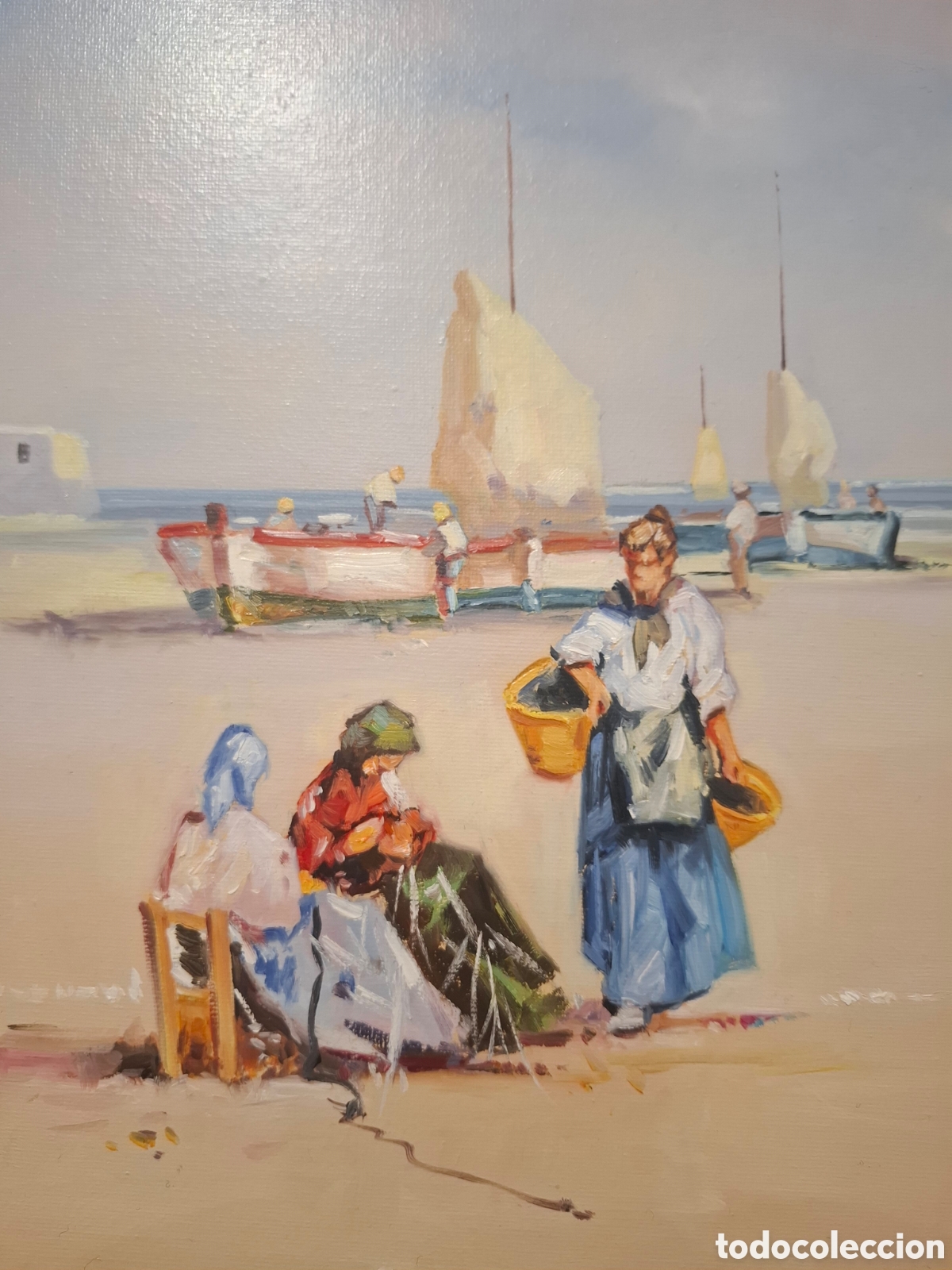 Arte: Cuadro oleo rodrigo baez 54x43 - Foto 5