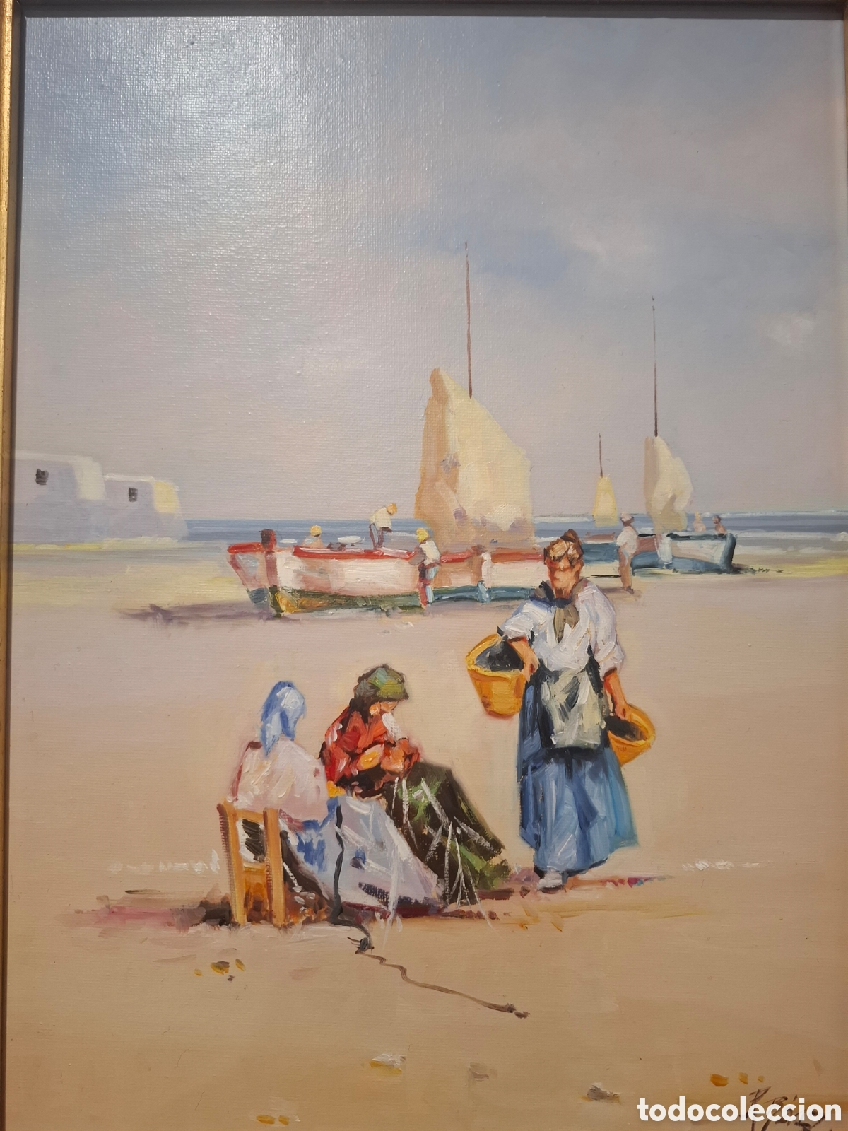 Arte: Cuadro oleo rodrigo baez 54x43 - Foto 6
