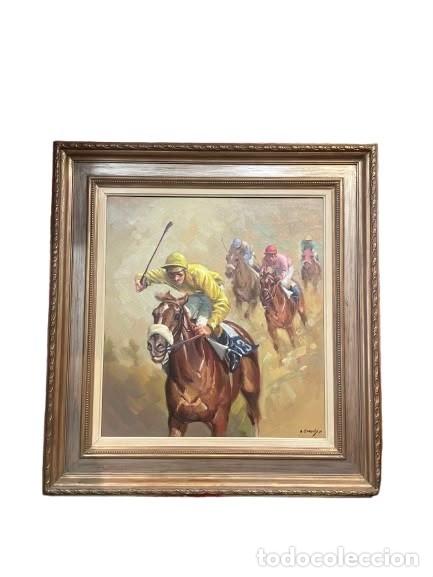 Arte: Pintura al &Oacute;leo Original de Escena H&iacute;pica