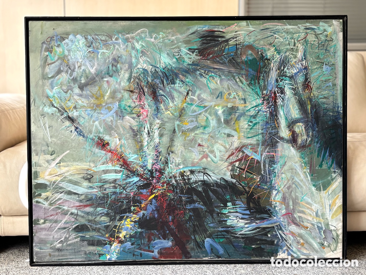 Arte: JOAN CRUSPINERA (TIANA, BARCELONA, 1945), PICADOR A CABALLO - 89 X 116 CM - OLEO