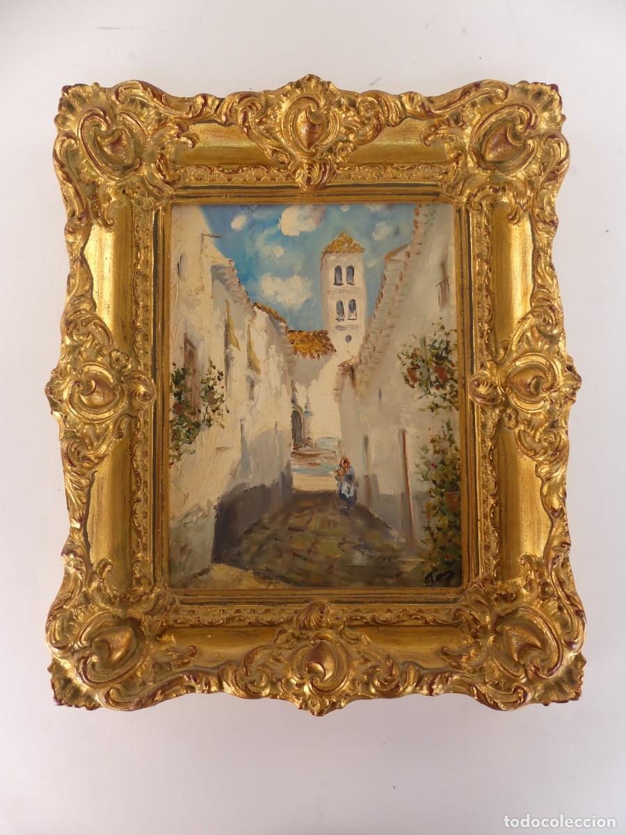 Arte: PRECIOSA PINTURA DE OLEO SOBRE LIENZO ENMARCADA CON PRECIOSO MARCO