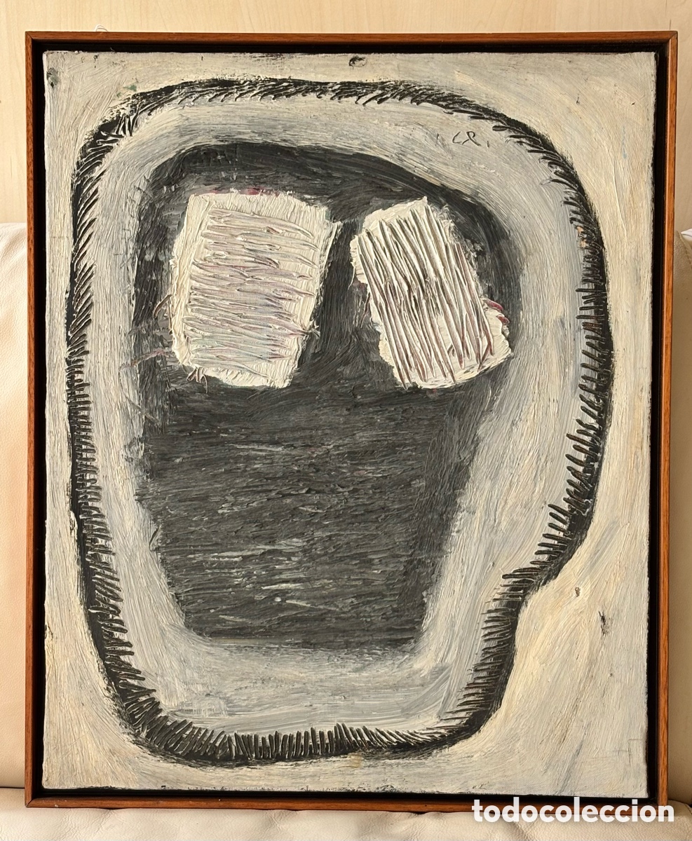 Arte: JOAN CRUSPINERA (TIANA, BARCELONA, 1945) OLEO SOBRE TELA - 61 x 50 CM
