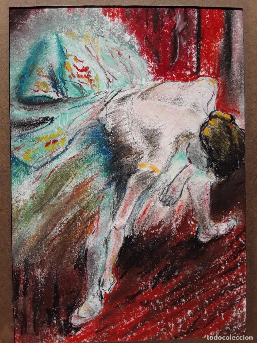 Arte: Cuadro pintura al pastel - Foto 2