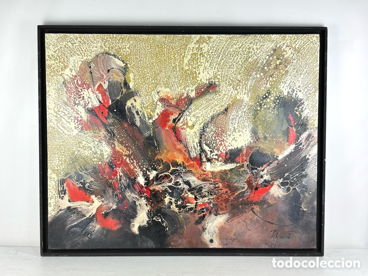 Arte: JOAN JOSEP THARRATS (1918-2001) - OLEO TELA - 73 X 92 CM