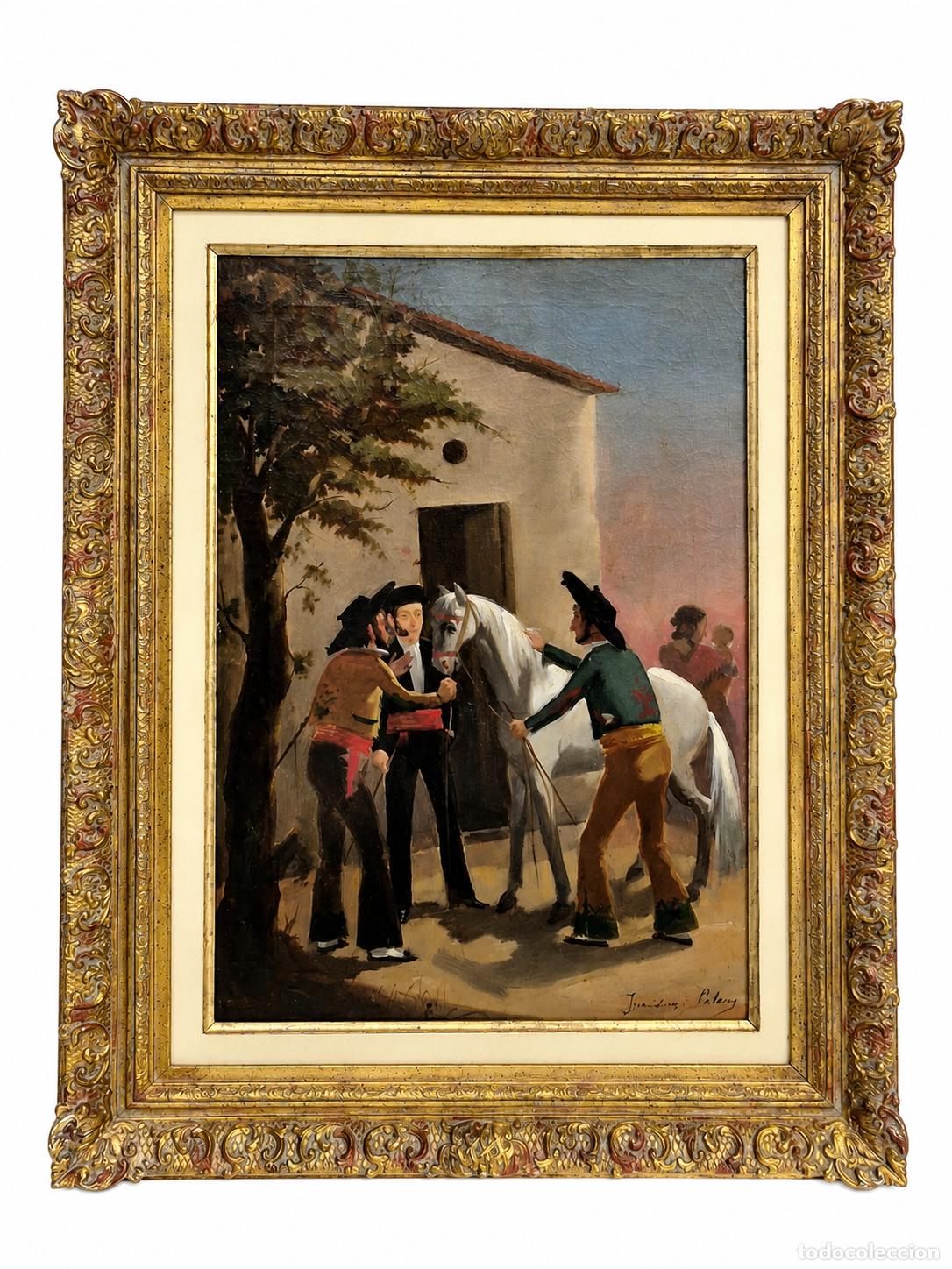 Arte: Pintura Costumbrista, Escuela Andaluza - Jos&eacute; D&iacute;az - &Oacute;leo sobre Lienzo - S.XIX