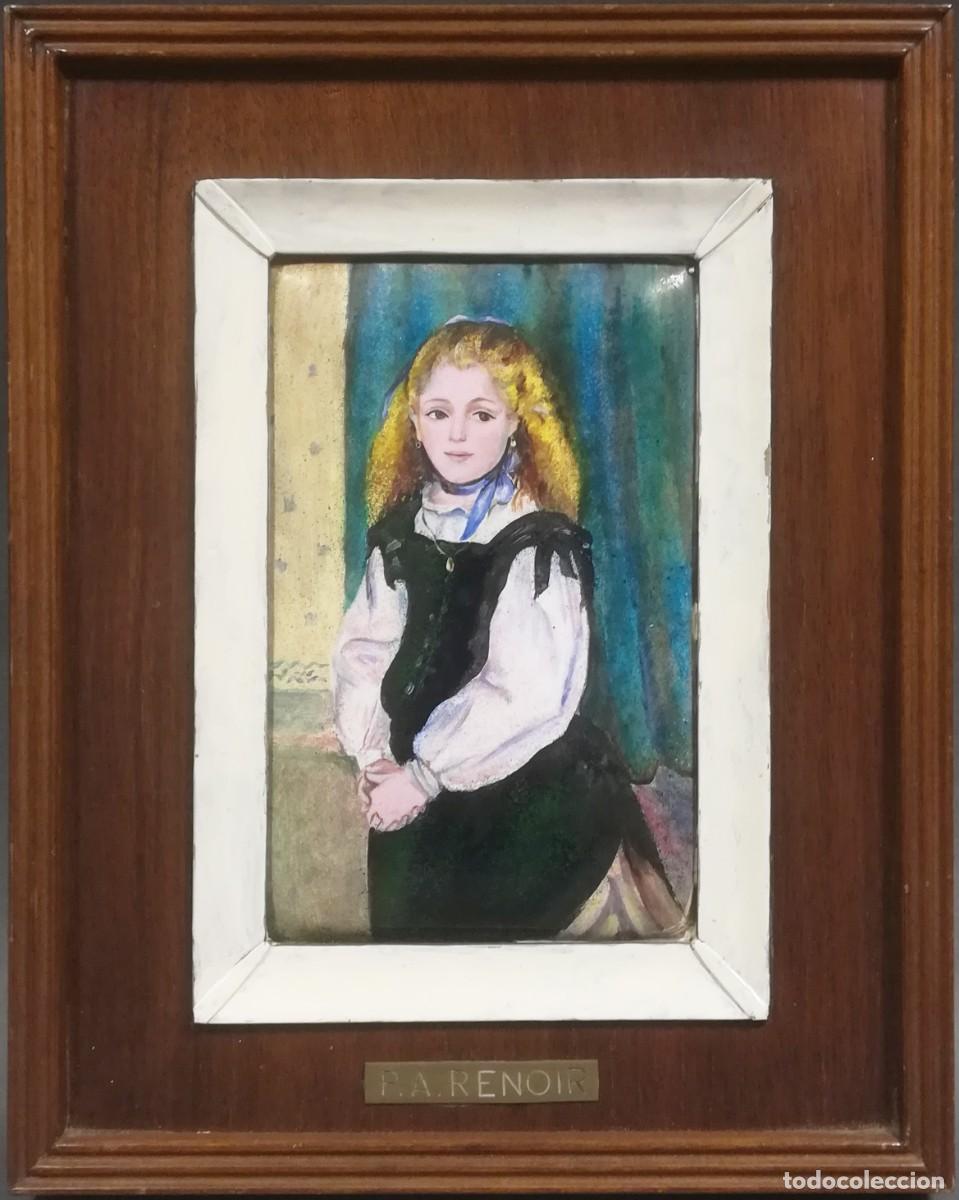 Art: PINTURA ESMALTE SOBRE COBRE, RENOIR