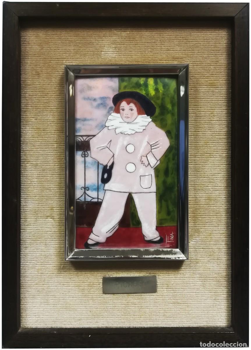 Art: PINTURA ESMALTE SOBRE COBRE SERIE PICASSO