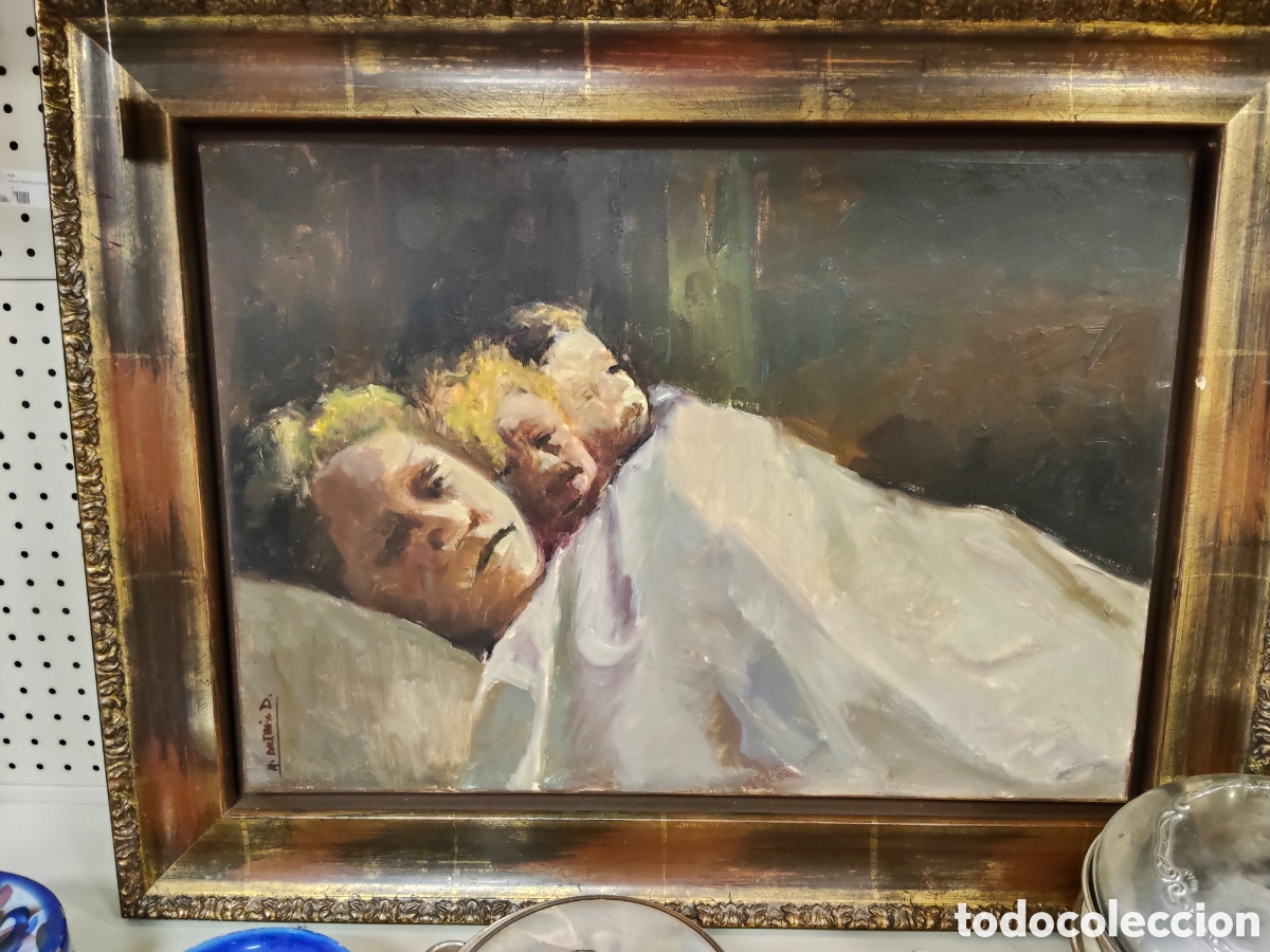 Arte: Impresionante &oacute;leo sobre lienzo Mar&iacute;a Antonia