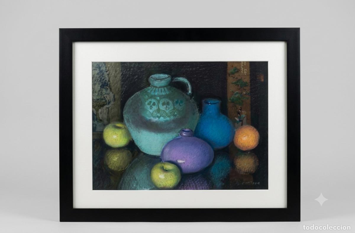 Kunst: Bodeg&oacute;n. Carlos Laharrague. Pintura al &oacute;leo.