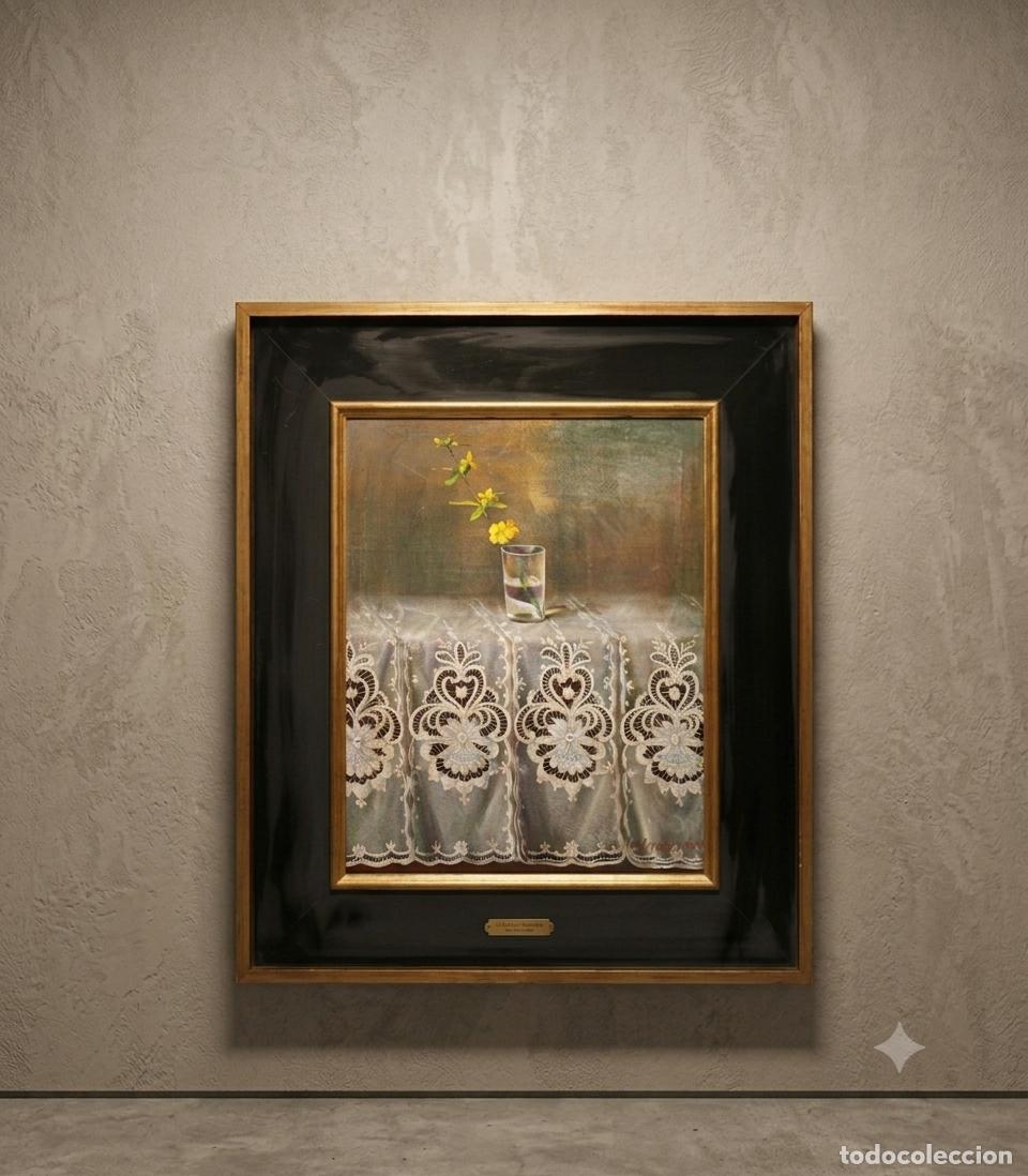 Kunst: J.ALARC&Oacute;N GARC&Iacute;A ORD&Oacute;&Ntilde;EZ. SIN T&Iacute;TULO. &Oacute;LEO SOBRE LIENZO