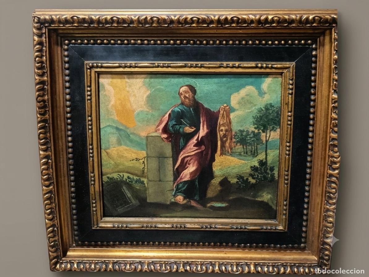 Arte: Evangelista antiguo. Sin firma. &Oacute;leo sobre tabla