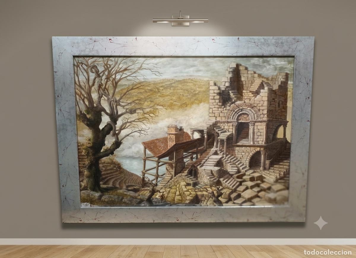 Kunst: C&eacute;sar Yag&uuml;e. Os esp&iacute;ritus de Castro Candaz. &Oacute;leo sobre lienzo