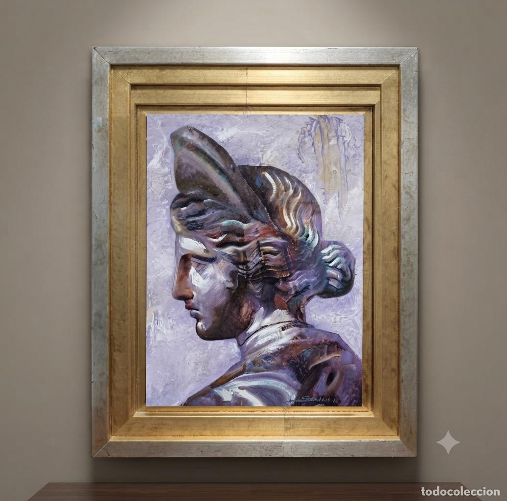 Kunst: Andr&eacute;s Santeiro. &Oacute;leo sobre tabla.