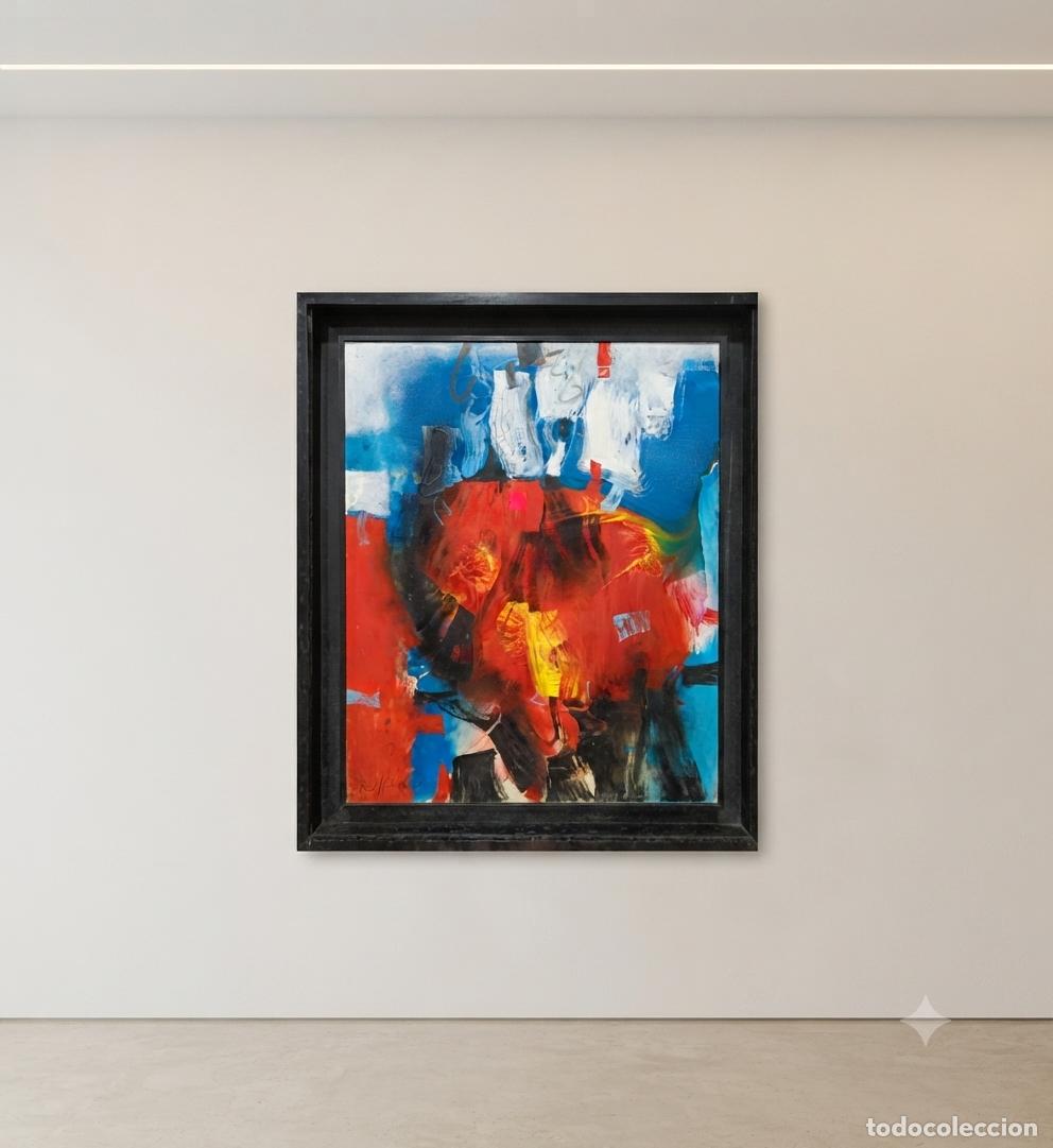 Art: ROLL&Aacute;N LAHOZ, JORDI. SIN T&Iacute;TULO. &Oacute;LEO SOBRE LIENZO