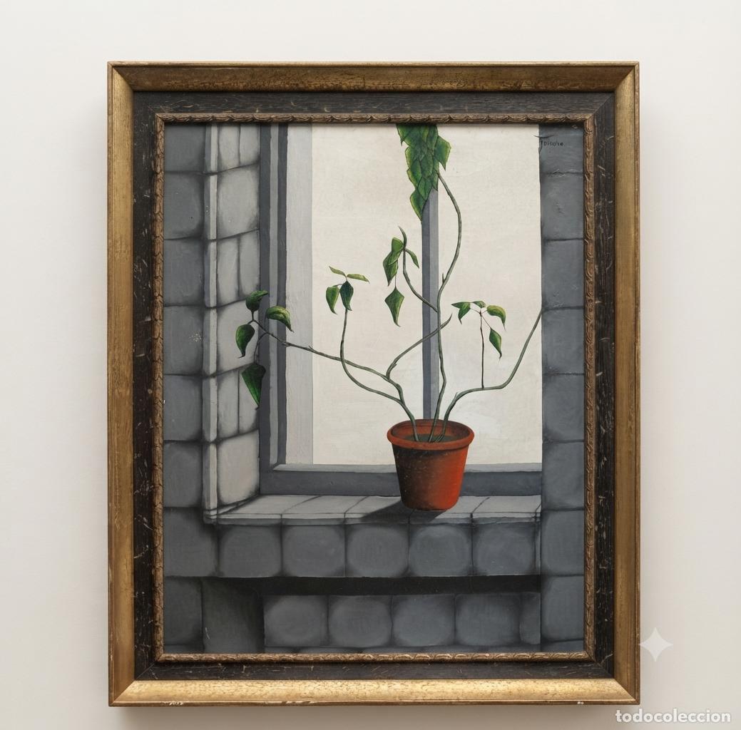Arte: Ferreiro. Maceta en ventana. O/L