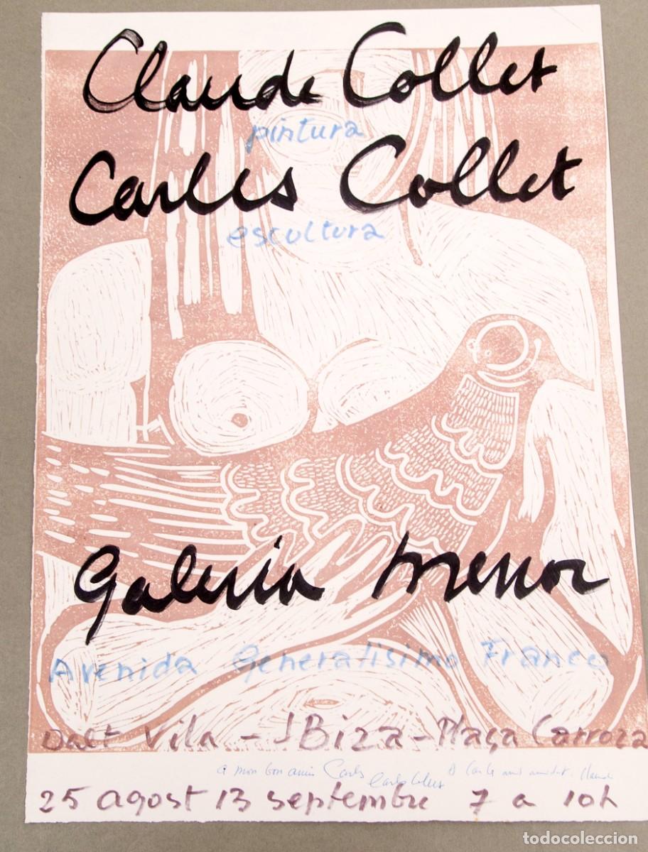 Arte: CLAUDE COLLET Y CARLES COLLET - ORIGINAL PINTADO - CARTEL - C. 1975