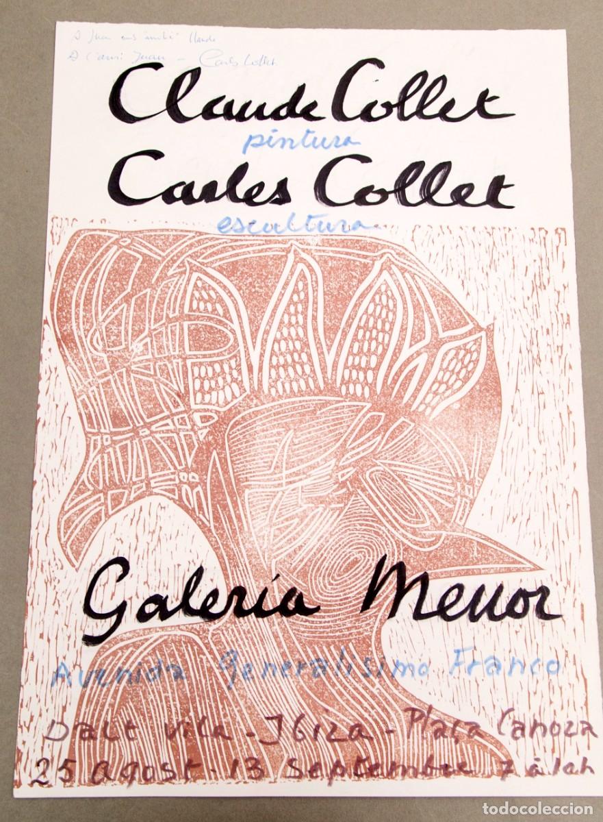 Arte: CLAUDE COLLET Y CARLES COLLET - ORIGINAL PINTADO - CARTEL - C. 1975