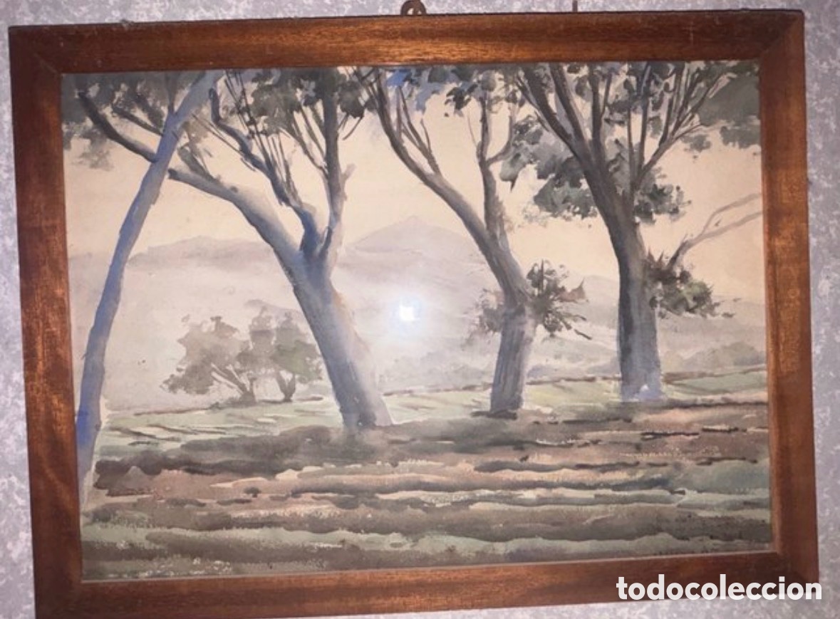 Arte: Acuarela de paisaje del pintor Juan Toral