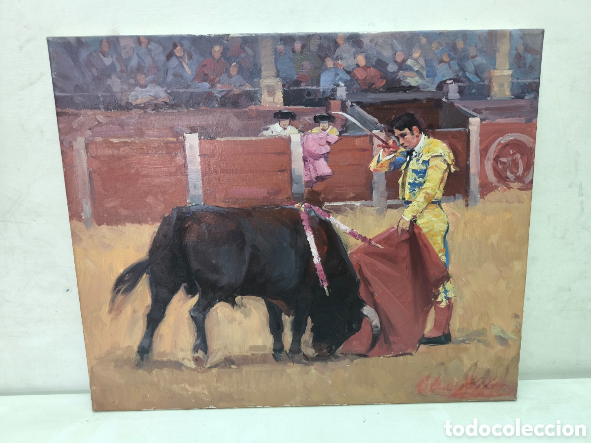 Arte: Fco Ribera Ord&oacute;&ntilde;ez cuadro al &oacute;leo