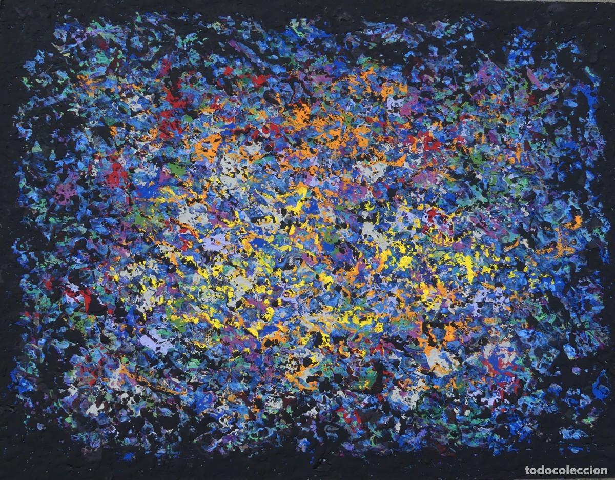Arte: OBRA RECIENTE DE JOSE SANZ SALA REALIZADA SOBRE TABLERO ( SOLO RECOGIDA )