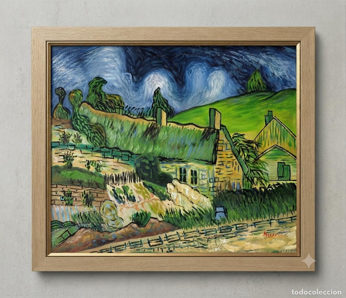 Art: Copia cuadro Van Gogh. Original. &Oacute;leo sobre lienzo