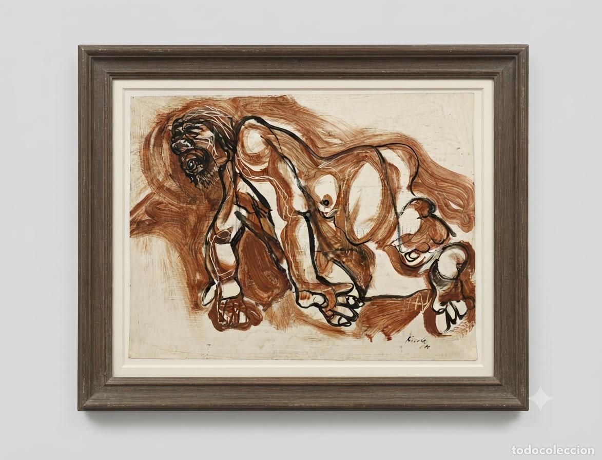 Art: Conde Corbal. &Oacute;leo sobre cartulina. 1974