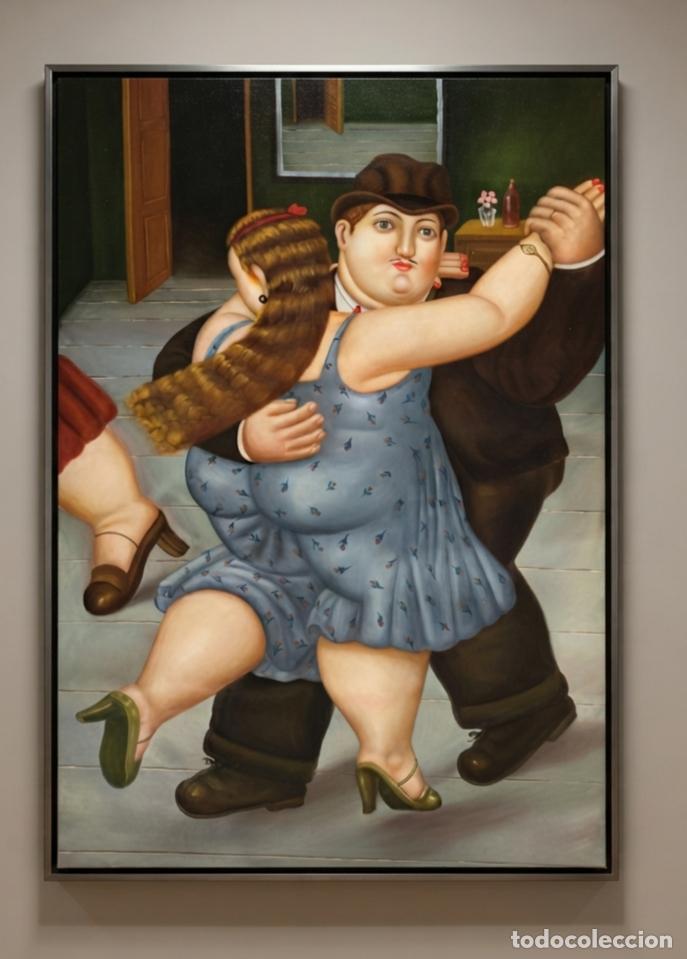 Art: Copia cuadro de Botero. Original. &Oacute;leo sobre lienzo