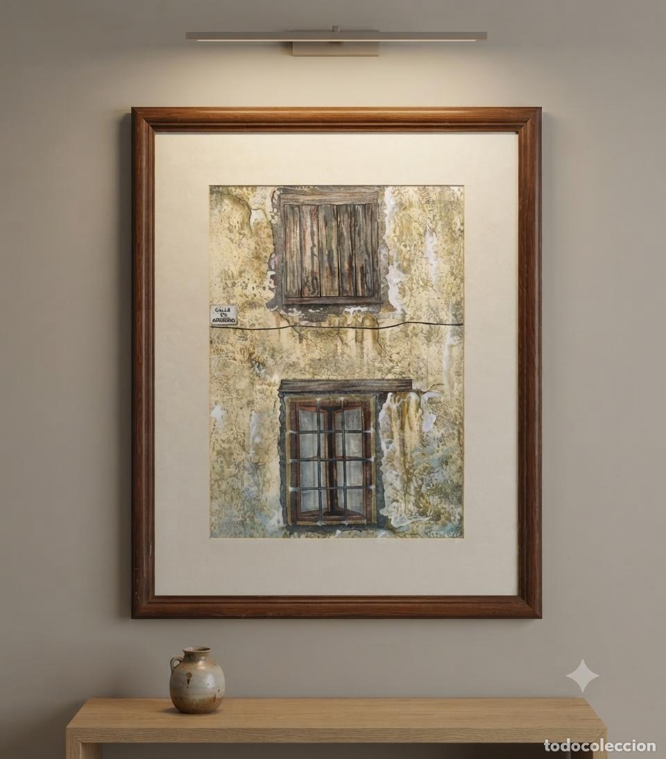 Arte: C. Paul - Calle de Armero. Mixta sobre papel