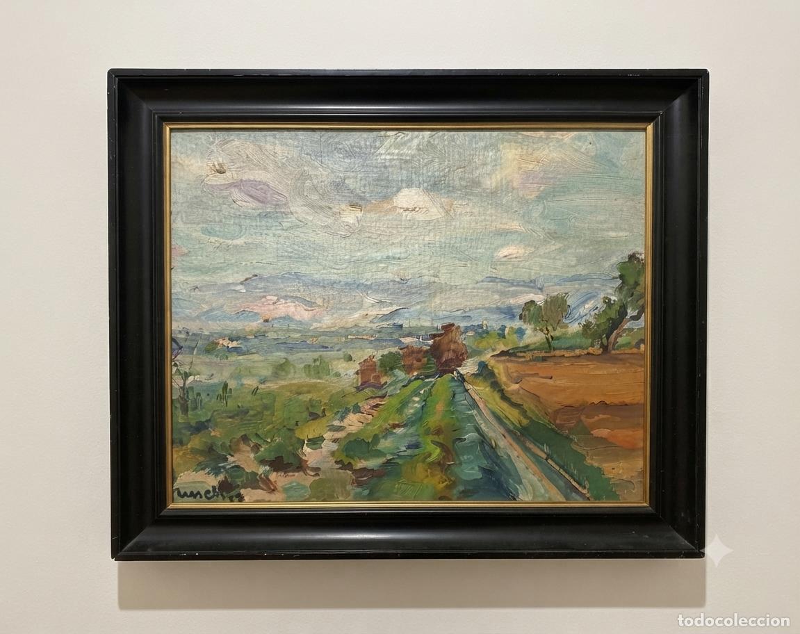 Kunst: Antoni Tusell. Sin t&iacute;tulo. &Oacute;leo sobre tabla