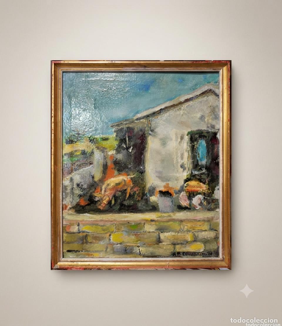 Art: COWELL SMITH. GRANJA DE CERDOS. O/L
