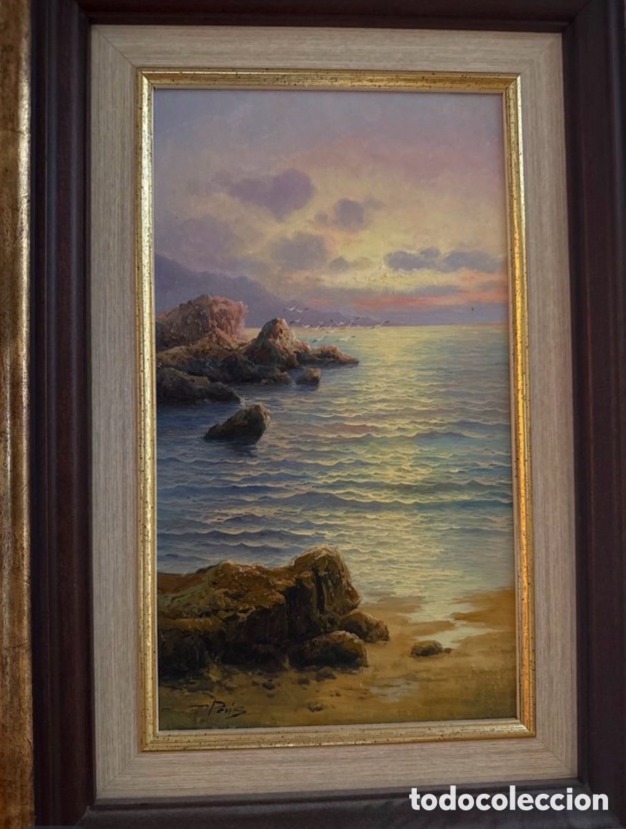 Arte: Cuadro paisaje mar&iacute;timo - Foto 2