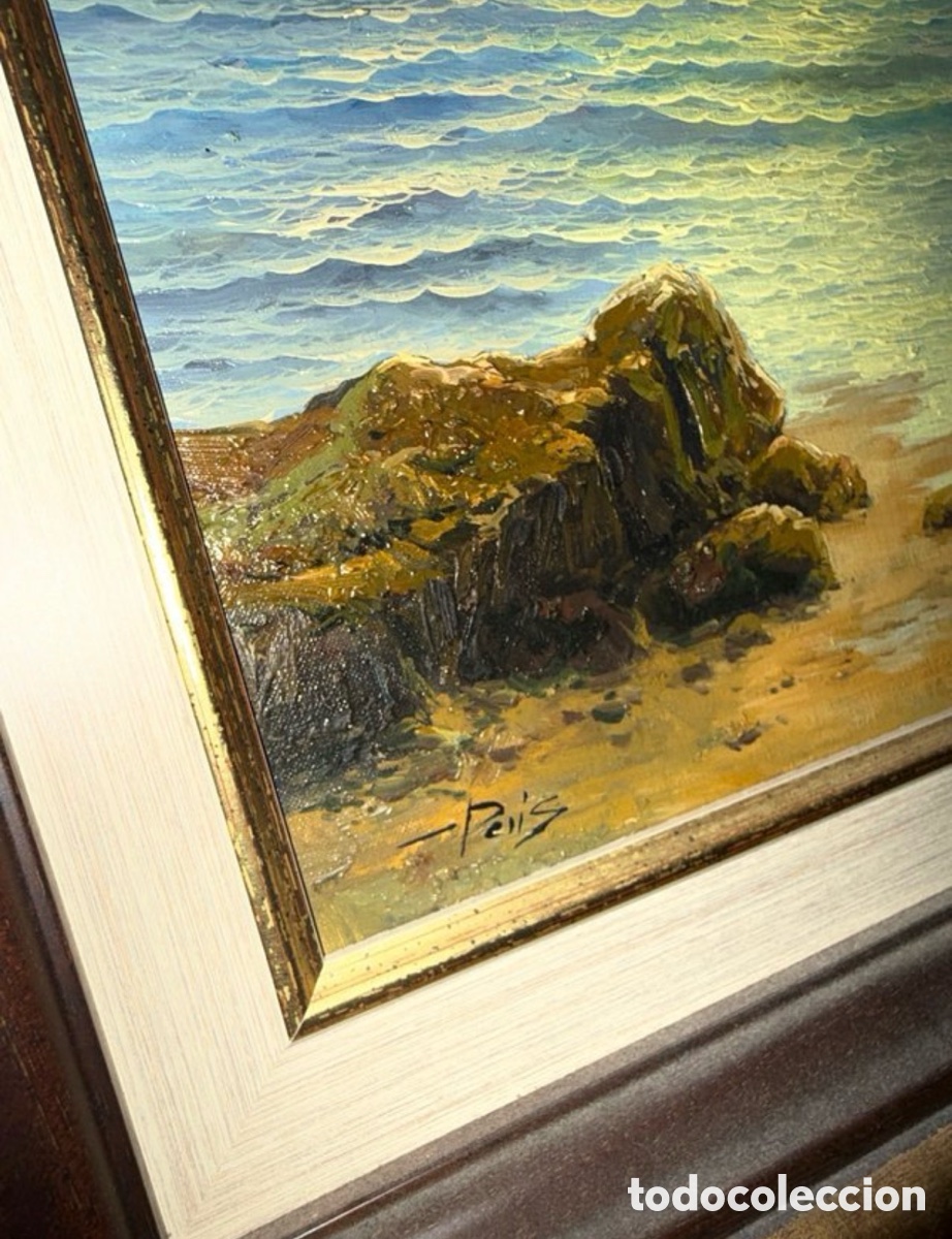 Arte: Cuadro paisaje mar&iacute;timo - Foto 3