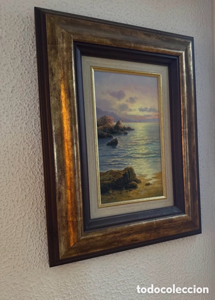 Arte: Cuadro paisaje mar&iacute;timo
