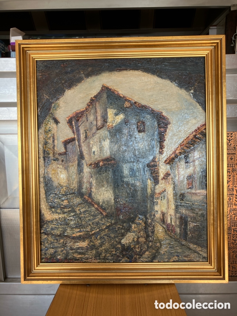 Arte: Pintura gallega oleo de Miguel Anxel Nieto Dorado
