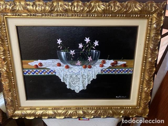Arte: Oleo bodegon del pintora Amudena Fdez de Liencres