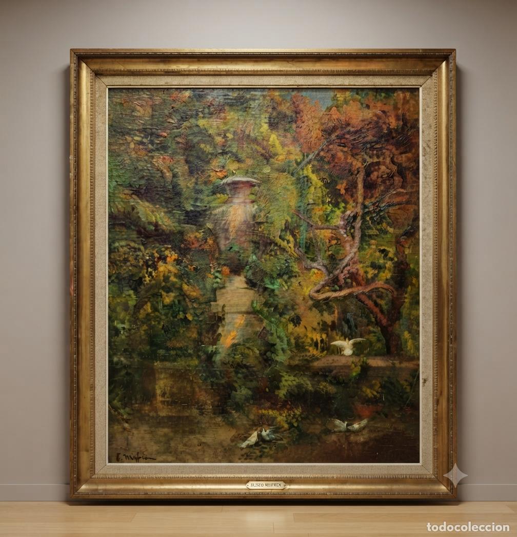 Arte: Paisaje. Firmado E. Meifren. O/L