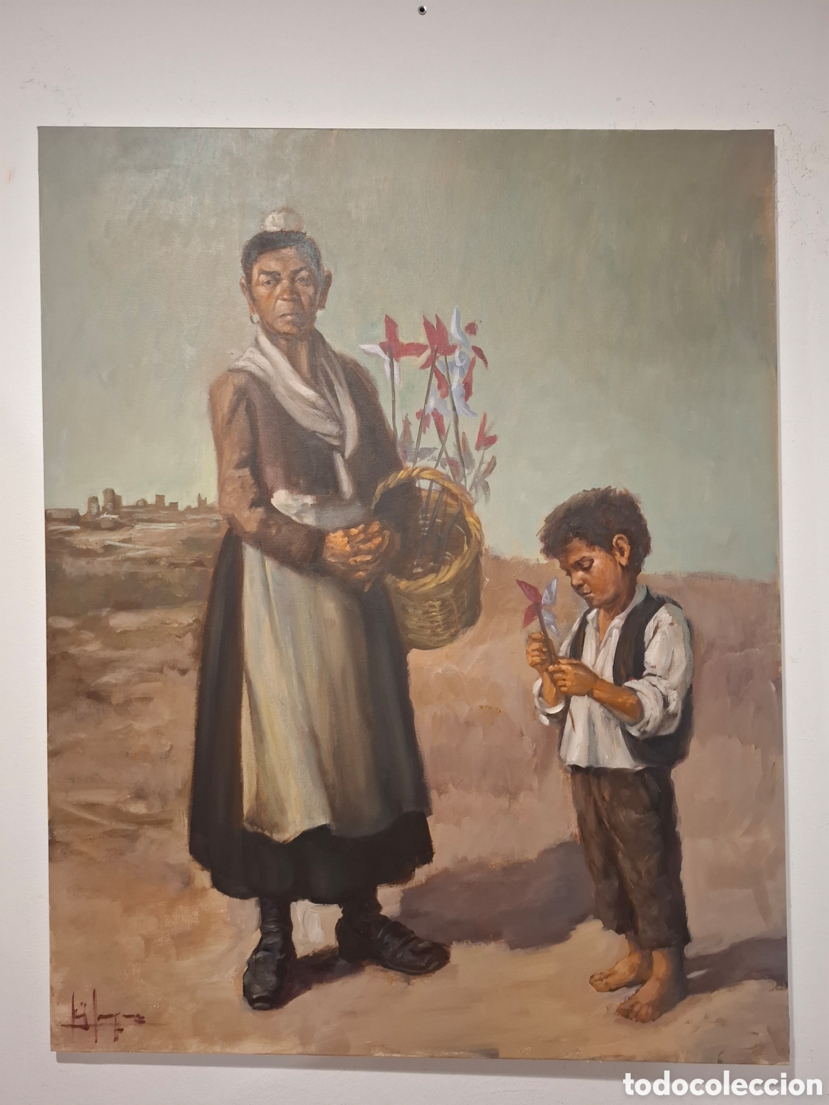 Arte: Oleo sobre lienzo luis marquez 91x73