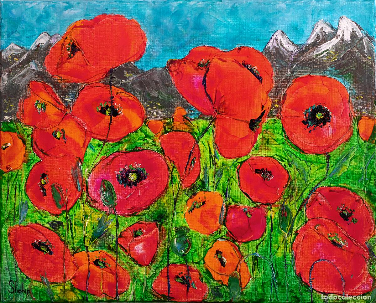 Arte: Cuadro Poppies at the Foot of the Pyrenees